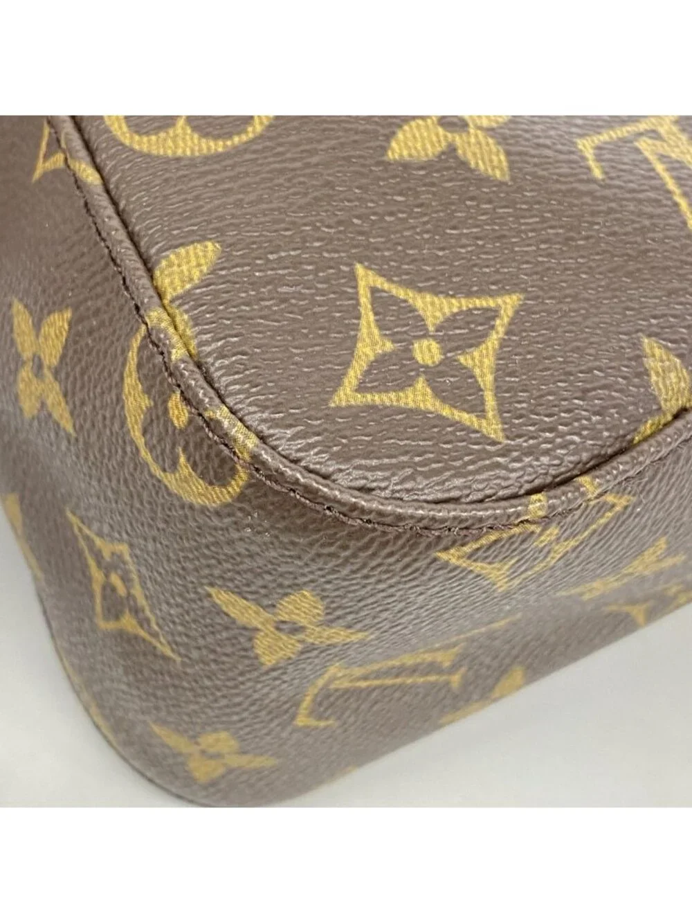 Louis Vuitton Shoulder Bag Monogram Mini Looping Brown